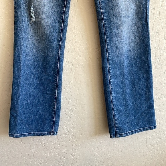 Wet Seal Y2K Distressed Juniors Jeans Size 11/12 - Picture 11 of 13